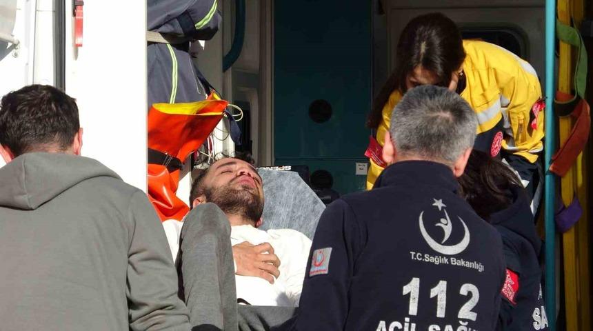 Yangına uykuda yakalandı, dumandan etkilendi