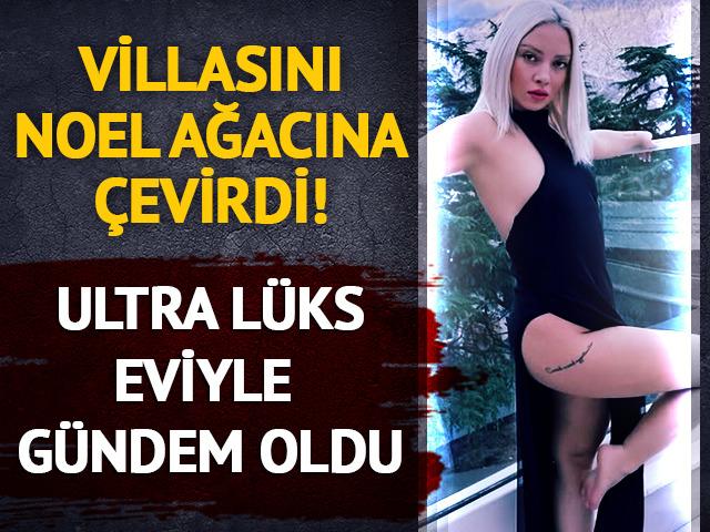 Yeni yıl hazırlığını paylaştı! Ultra lüks eviyle gündem oldu