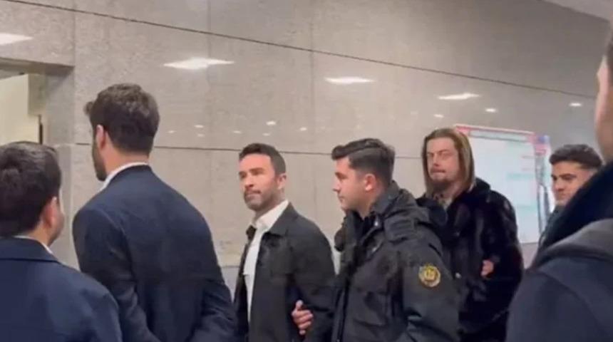 Gökhan Gönül ve Aref adliyede! Gözaltındaki ilk fotoğraf karesi ortaya çıktı