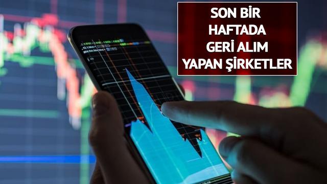 Son Bir Haftada Geri Alım Yapan Şirketler