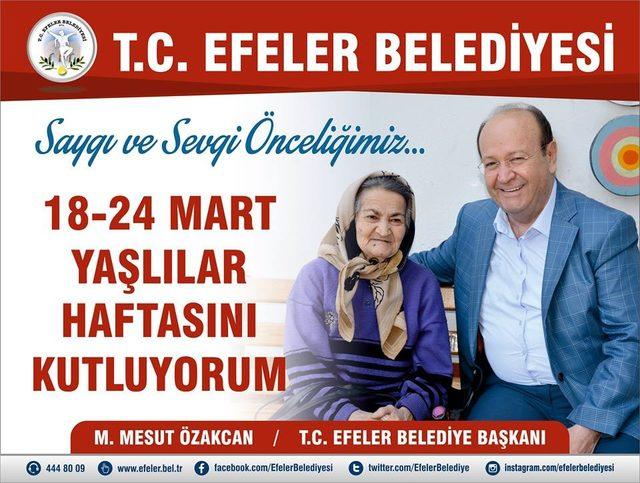 Başkan Özakcan’ın ’Yaşlılara Saygı Haftası’ mesajı