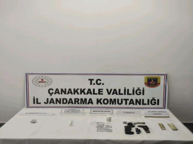 Çanakkale’de uyuşturucu operasyonu: 1 tutuklama 3