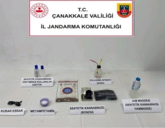 Çanakkale’de uyuşturucu operasyonu: 1 tutuklama 5
