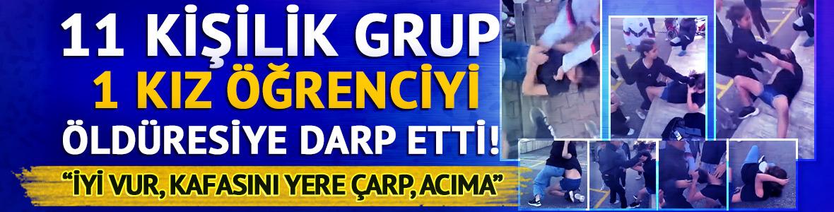 Yer: Antalya! 11 kişi 1 kız &ouml;ğrenciyi b&ouml;yle darp etti: "İyi vur, kafasını yere &ccedil;arp"