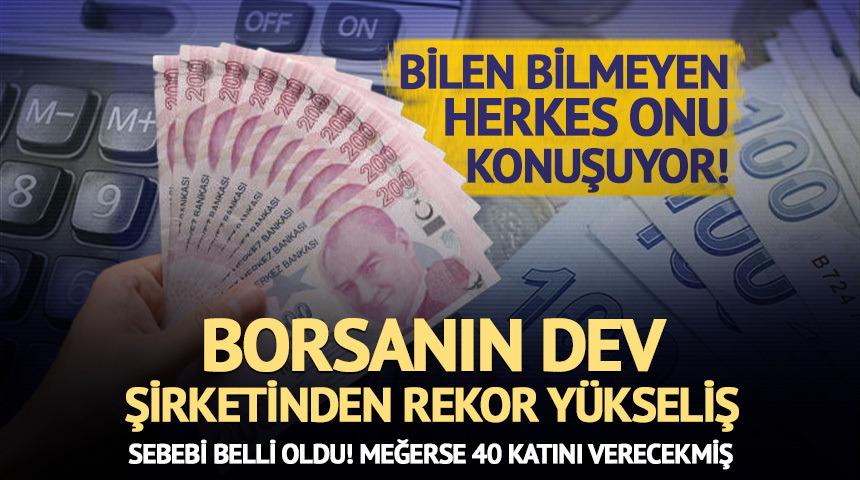 Y&uuml;zde 4 bin bedelsiz verecekti, bug&uuml;n y&uuml;zde 10 yaptı! Hisse tavan oldu