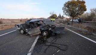 Kontrolden çıkan otomobil takla attı: 1 ağır yaralı