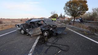 Kontrolden çıkan otomobil takla attı: 1 ağır yaralı