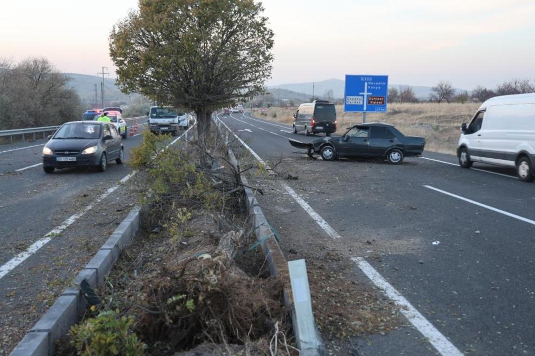 Kontrolden çıkan otomobil takla attı: 1 ağır yaralı 1
