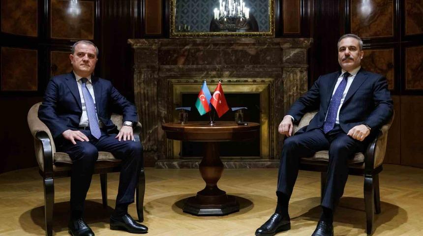 Dışişleri Bakanı Fidan, Azerbaycanlı mevkidaşı Bayramov ile görüştü
