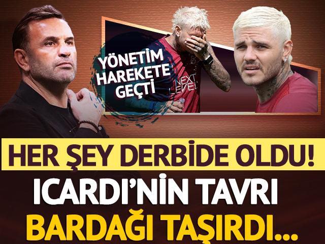 Her şey derbide oldu: Icardi'nin o tavrı bardağı taşırdı, yönetim harekete geçti!