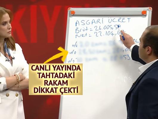 Asgari ücrette tahtadaki rakama 'Niye böyle yazdınız' sorusu: 'Beklentim'