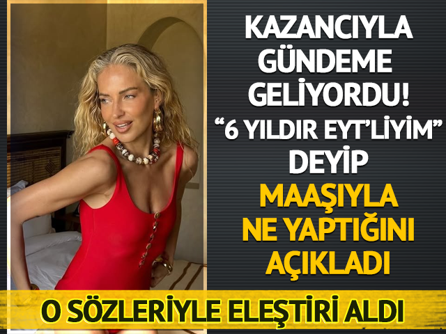 "6 yıldır EYT’liyim" deyip maaşıyla ne yaptığını açıklayınca...