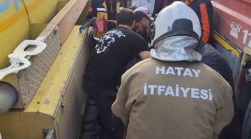 Antakya’da trafik kazası: 1 yaralı
