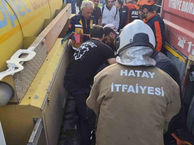 Antakya’da trafik kazası: 1 yaralı