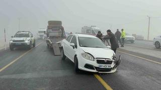 Son dakika: Yoğun sis Tatvan’da zincirleme kazaya neden oldu