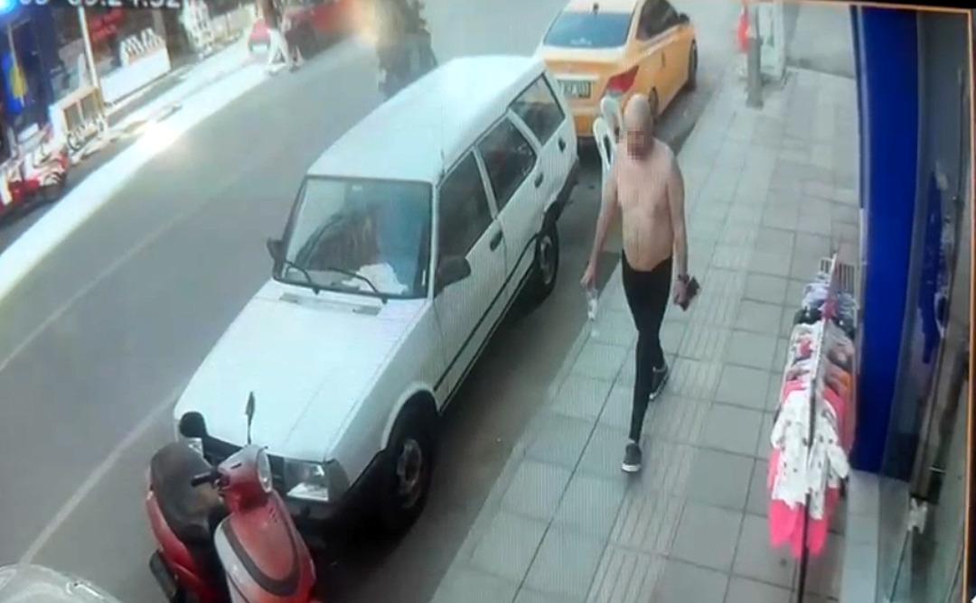 İç çamaşırına kadar soyundu! Mersin de sokakta anadan üryan dolaşan Rus ağızları açık bıraktı 1