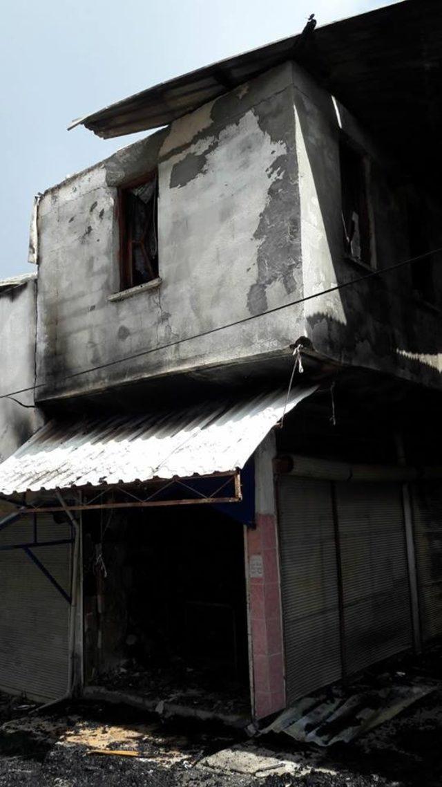 Osmaniye’de çıkan yangında bir iş yeri ve dört ev yandı 2