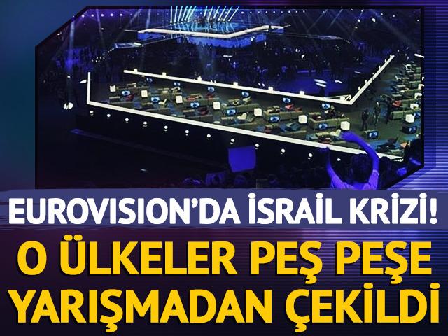 Eurovision'da İsrail boykotu! O ülkeler yarışmadan çekildiğini duyurdu