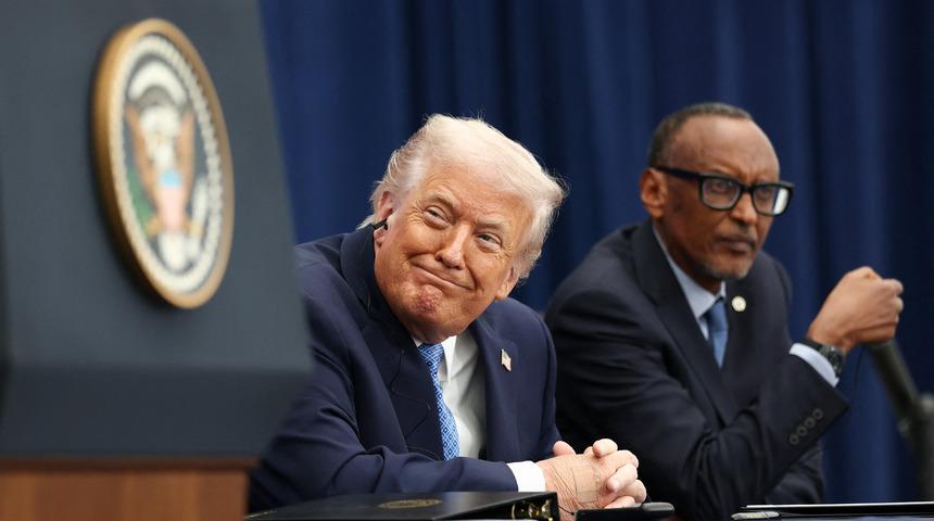 Trump arabuluculuk yaptı,  Kongo Demokratik Cumhuriyeti ile Ruanda barış anlaşması imzaladı