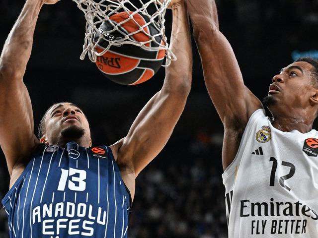 Anadolu Efes, Real Madrid'e 81-75 mağlup oldu