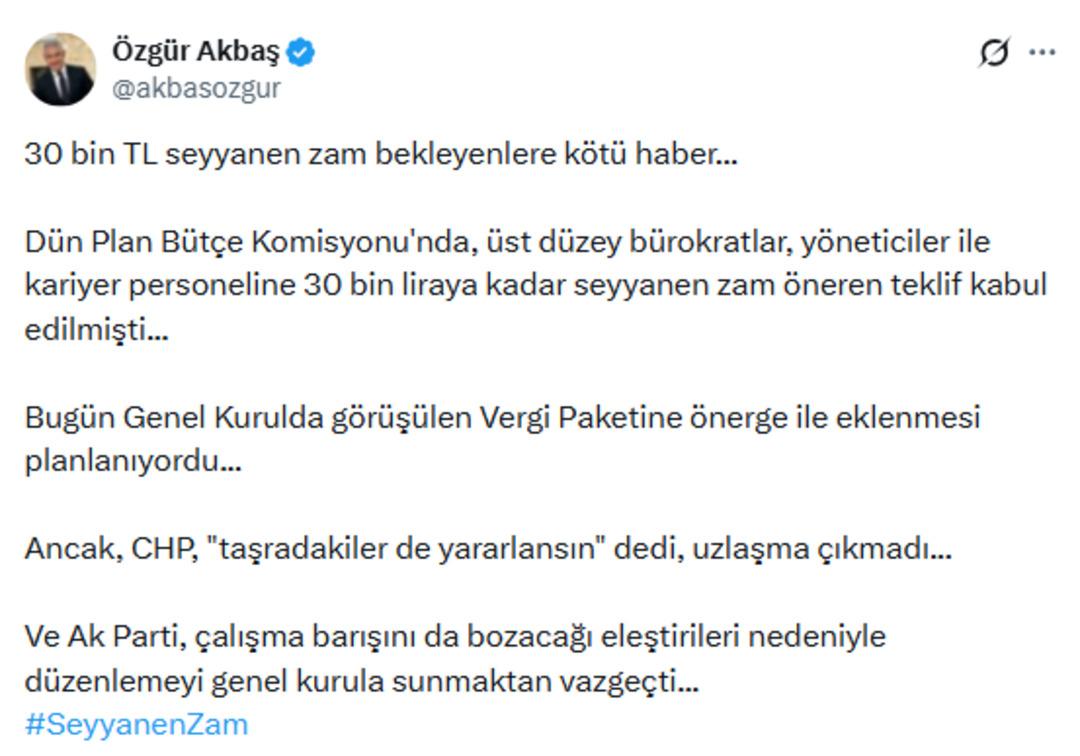 30 bin TL seyyanen zam bekleyen memura kötü haber! İptal kararı geldi 4