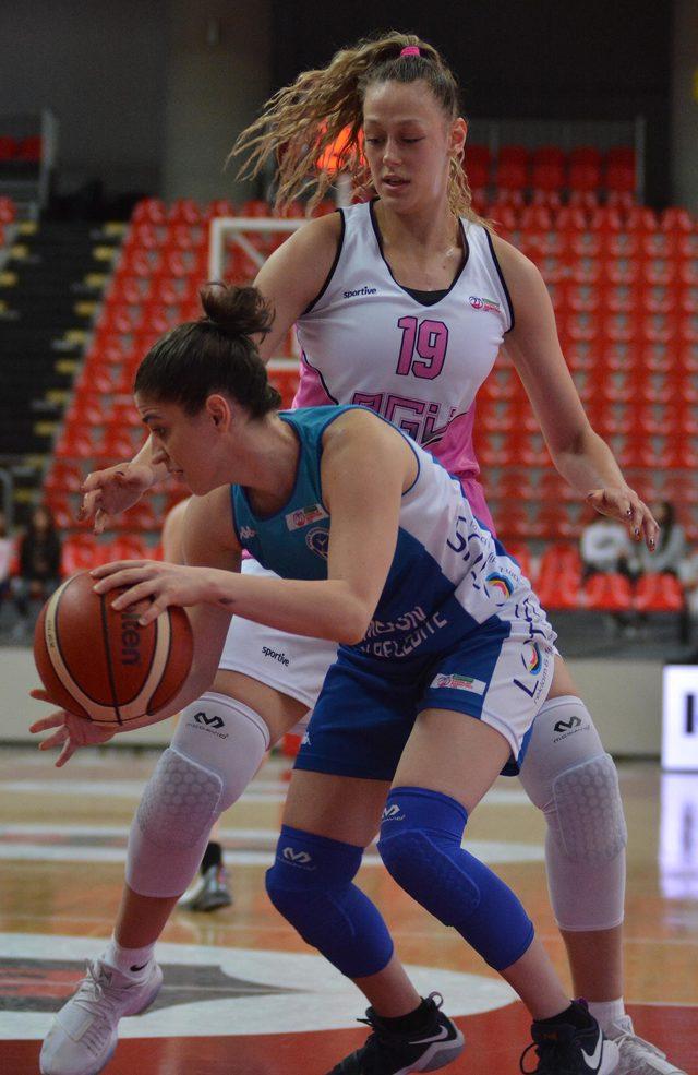 AGÜ Spor - Samsun Canik Belediye: 74-63