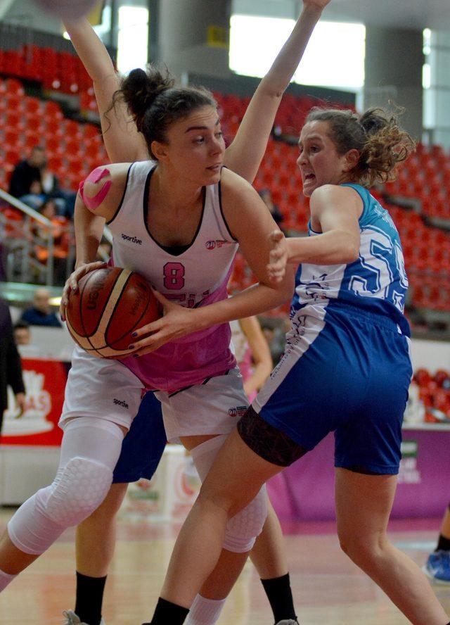 AGÜ Spor - Samsun Canik Belediye: 74-63