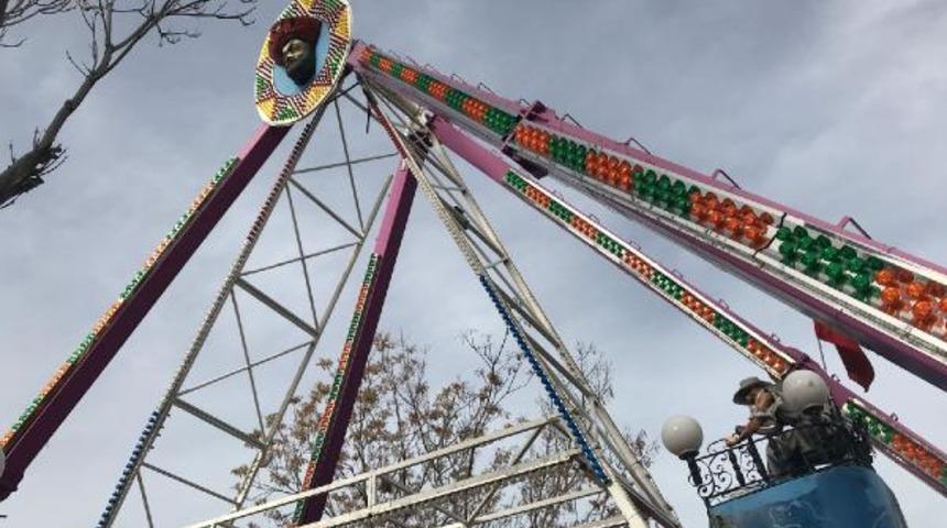 Lunaparkta korku dolu anlar!