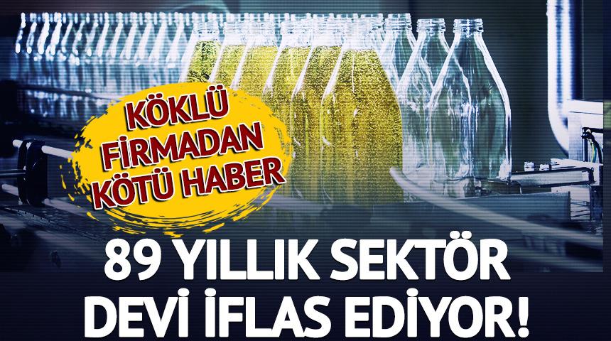 89 yıllık sektör devi iflas ediyor!