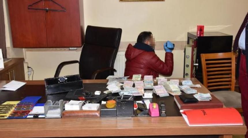 Kumar operasyonunda kasadan çıkan şok etti