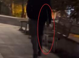 Bıçakla parktakileri korkutan şüpheliye gözaltı