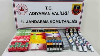 Adıyaman’da kaçak sigara operasyonu: 1 gözaltı