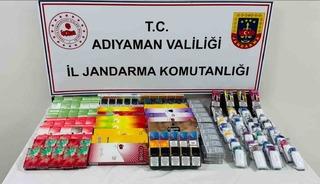 Adıyaman’da kaçak sigara operasyonu: 1 gözaltı