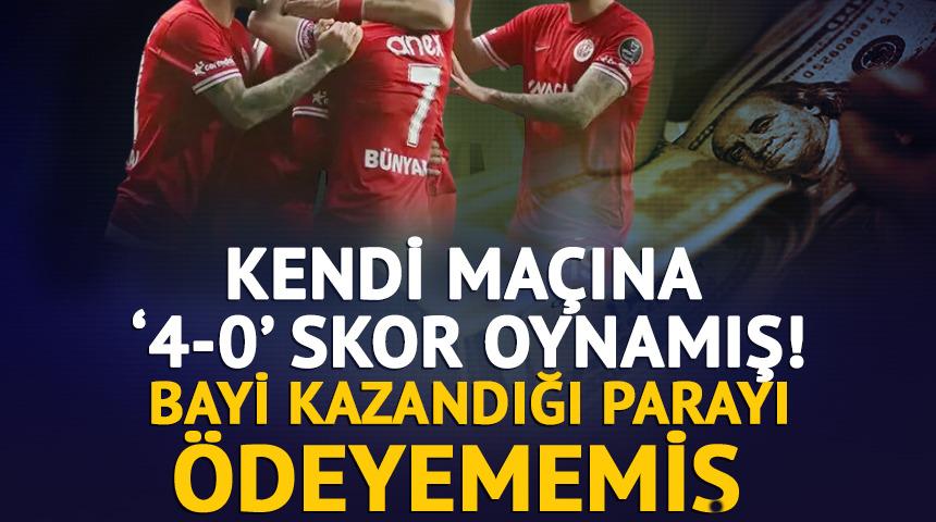 Şoke eden detay! Kendi maçına 4-0 bahis oynamış... Bayi kazandığı parayı ödeyememiş
