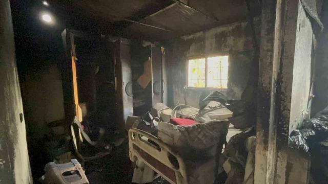 Yangında mahsur kalan yaşlı adam hayatını kaybetti 1