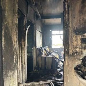 Yangında mahsur kalan yaşlı adam hayatını kaybetti