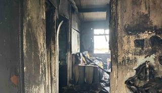 Yangında mahsur kalan yaşlı adam hayatını kaybetti