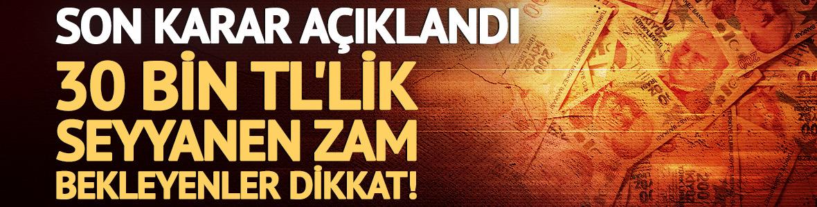 Kamuda yönetici personele seyyanen zam teklifi geri çekildi