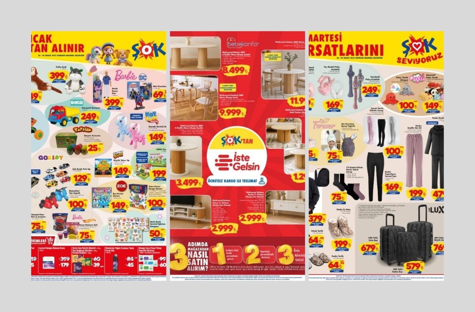 ŞOK'a ahşap orta sehpa geliyor! 6 Aralık 2025 ŞOK aktüel katalog yayınlandı!