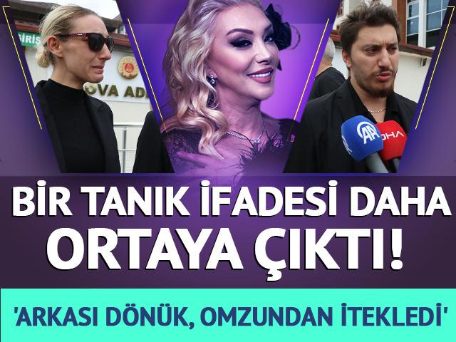 Güllü soruşturmasında tanık ifadesi ortaya çıktı! 'Arkası dönük, omzundan itekledi'