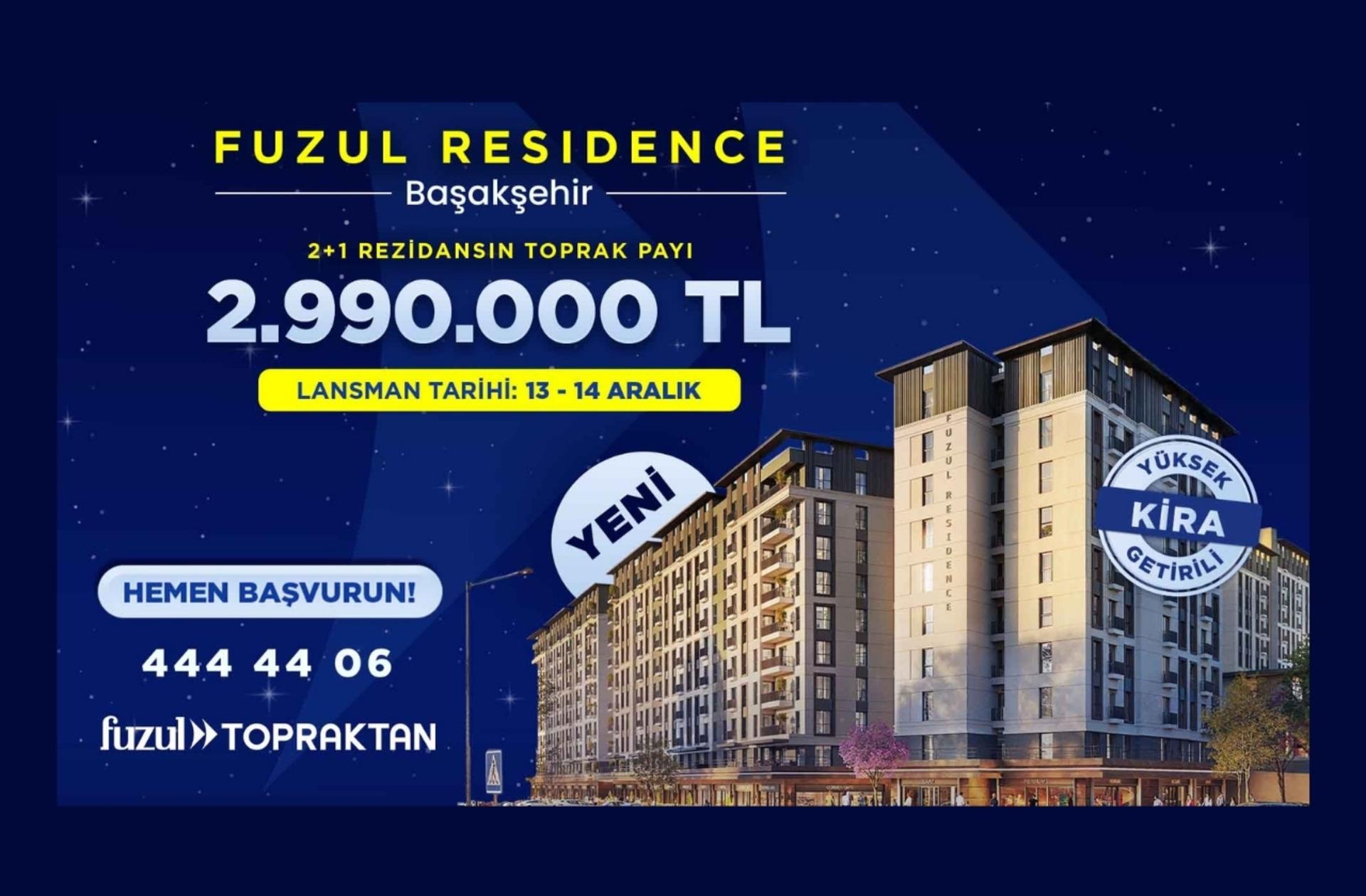 Ev almayı düşünenler buraya! Başakşehir'de 3 milyon TL altına rezidans fırsatı