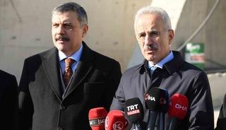 Ulaştırma ve Altyapı Bakanı Uraloğlu: "2026 yılının ilk yarısı içerisinde tüneli hizmete açmış olacağız"