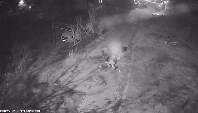 Altın çantasıyla evine girmek isteyen yaşlı adam gasbedildi: Dehşet anları kamerada 14