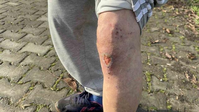 Altın çantasıyla evine girmek isteyen yaşlı adam gasbedildi: Dehşet anları kamerada 3