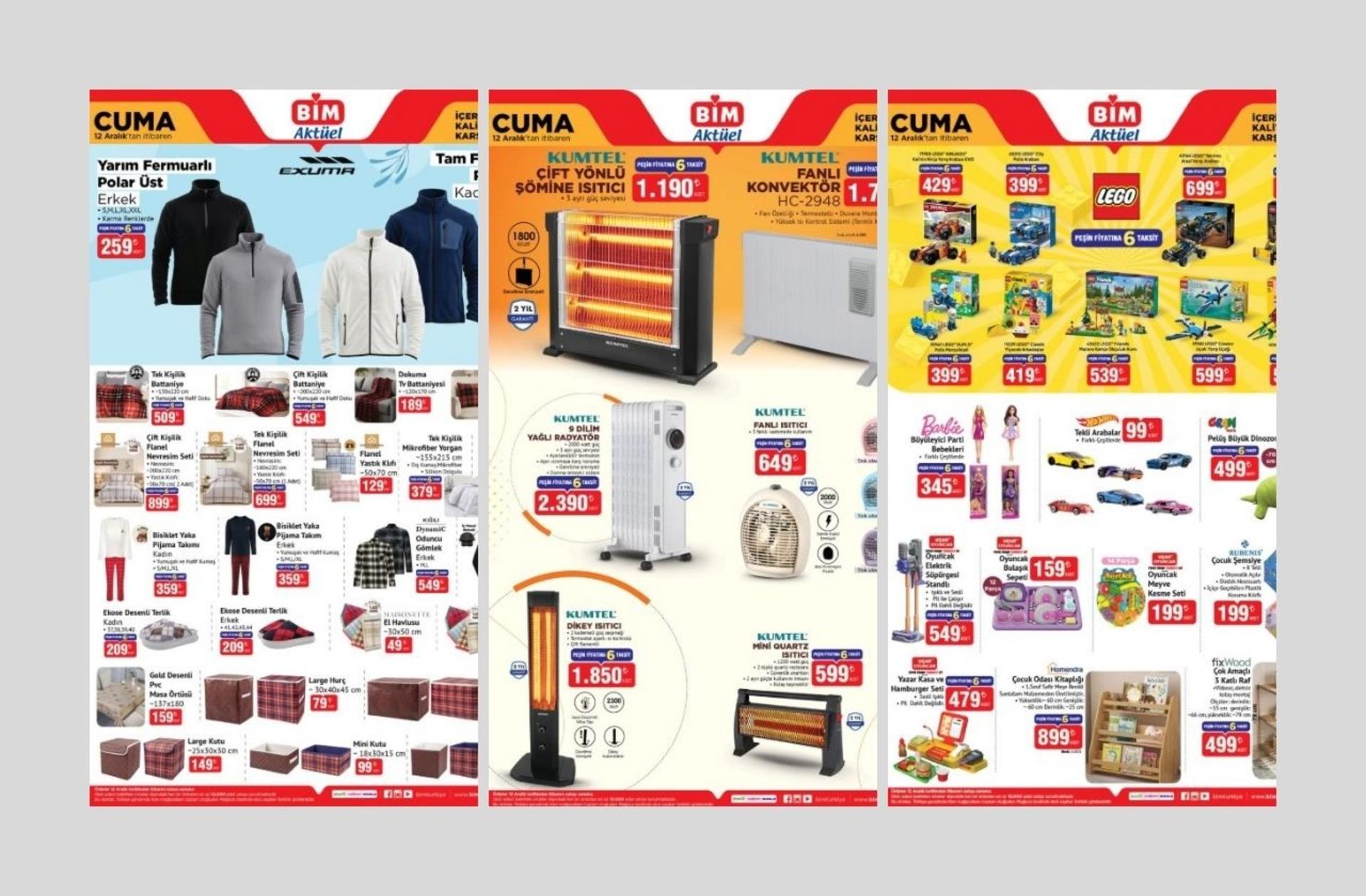 BİM'e dikey ısıtıcı geliyor! 12 Aralık 2025 BİM katalog yayınlandı!