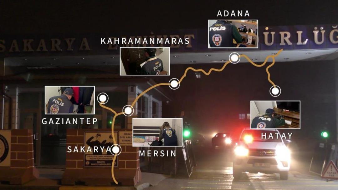 Sakarya merkezli 8 ilde siber dolandırıcılara operasyon: 14 tutuklama 1