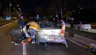 Bolu'da trafik kazası! 2 yaralı