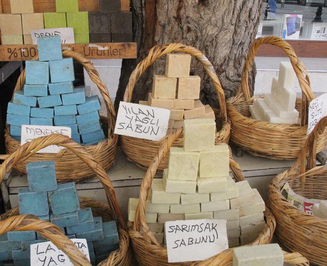 Şanlıurfa da eşek s&uuml;t&uuml;yle yapılan sabunlara ilgi 4