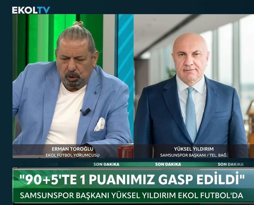 Samsunspor Başkanı Yüksel Yıldırım Galatasaray maçı sonrası çileden çıktı!   Çok kötüyüm, bombok...   3