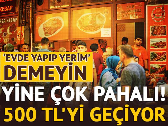 'Evde yapıp yerim' demeyin yine &ccedil;ok pahalı!
